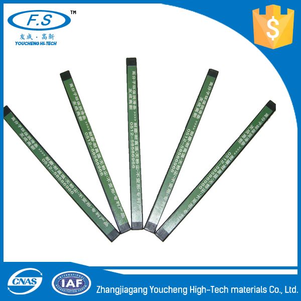 Textile graphite rod